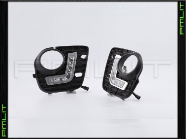 Светодиодные LED DRL дневные ходовые огни на БМВ X5 E70